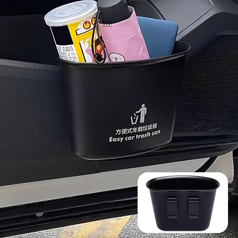 

Hung Car Trash Organizer Garbage Hanging Vehicle Garbage Dust Case Storage box Leakproof Trash Can Car Interior Accessories