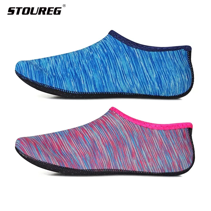 

Акватуфли для мужчин и женщин, мягкие, Нескользящие, для плавания и занятий йогой