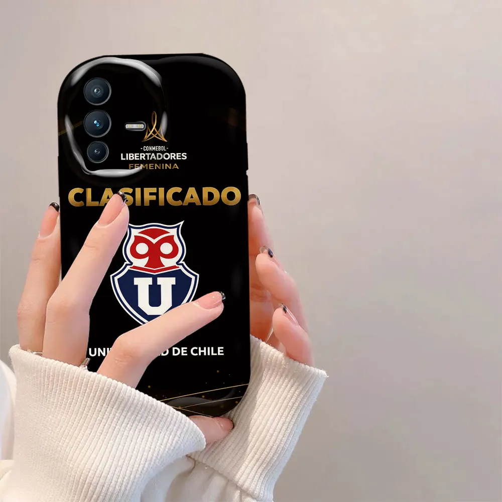 Чехол для телефона University Of C-Chile Football Cream White Curve VIVO V40 V29 V15 V20 V21 V23 V25 V27 V30 E 5G PRO