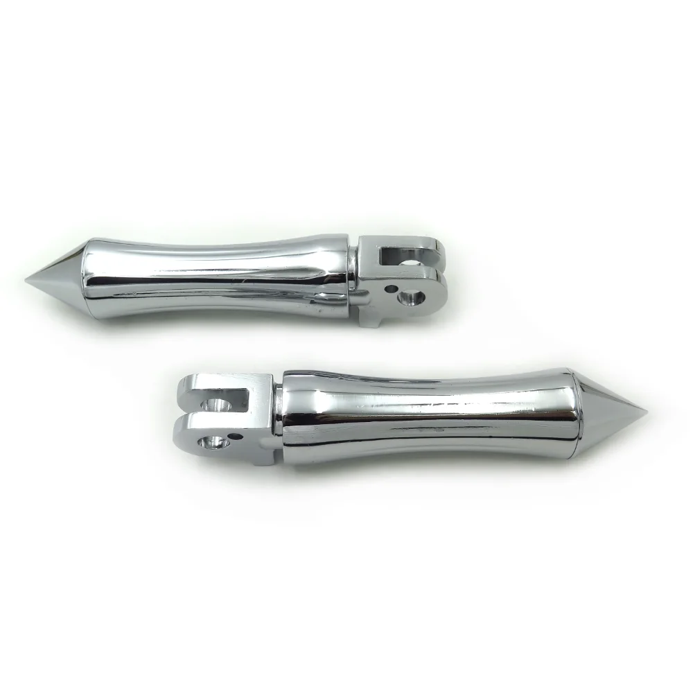 Chrome Footpegs For 2010-2014 Triumph Thunderbird Storm (front) Bonneville Se (rear)