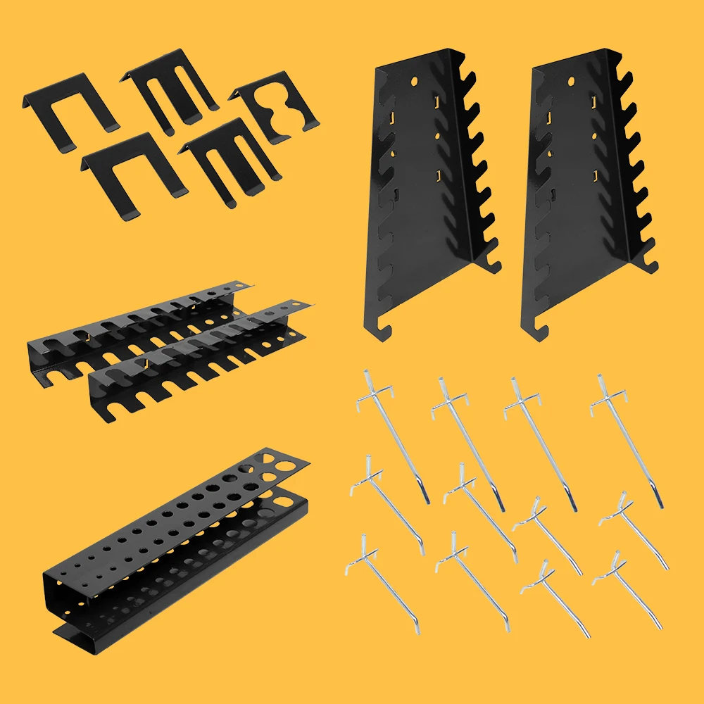 JZD 22 штуки металлические крючки для пегборда