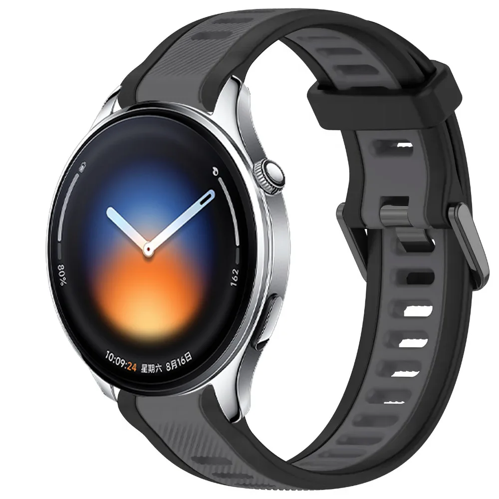 Фото Силиконовый ремешок 18/20/22 мм для Xiaomi Watch 5/S4-3-2-1, браслет для Amazfit Active Max, ремешок для часов OPPP Watch S/X2/X2 Mini/3 43 мм №2
