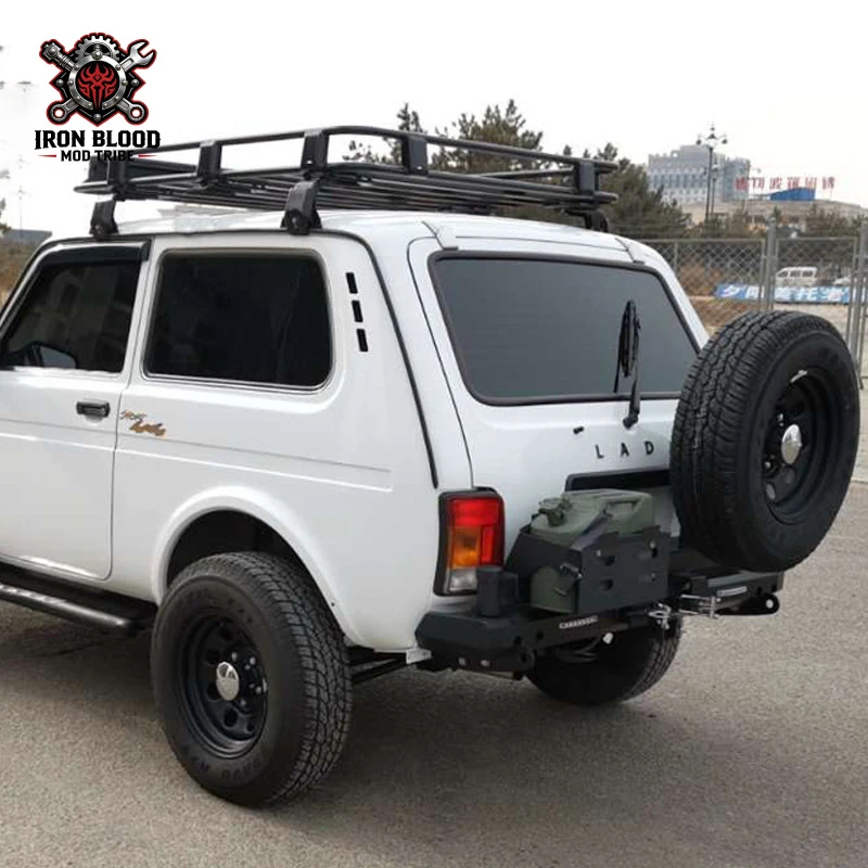 Фото Подходит для бампера Lada Niva, модифицированного для бездорожья, противоударный, задний защитный барьер. №3