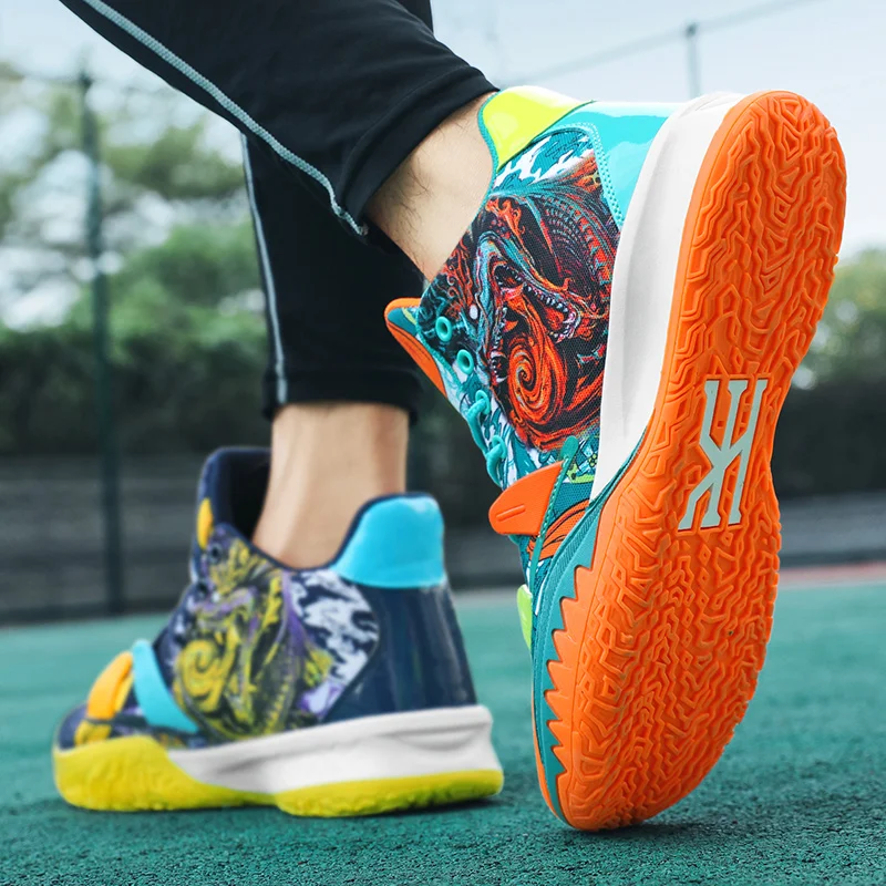 Men's Basketball Shoes High Top Breathable Boots Summer Non-Slip Junior Sneakers Ladies Venom Student Sneakers