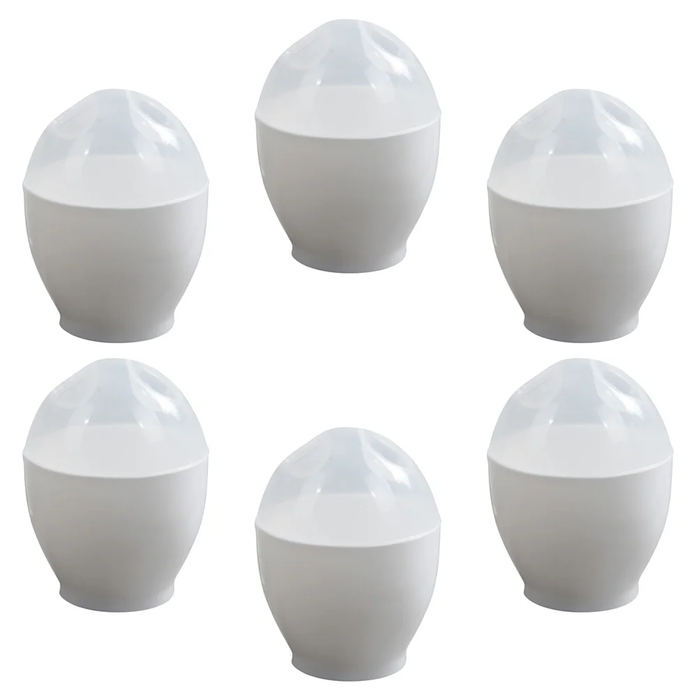 

6 Pcs Egg Container Food Storage Containers Holder Cup Steaming Tool Steamed Cooking Bowl Rack