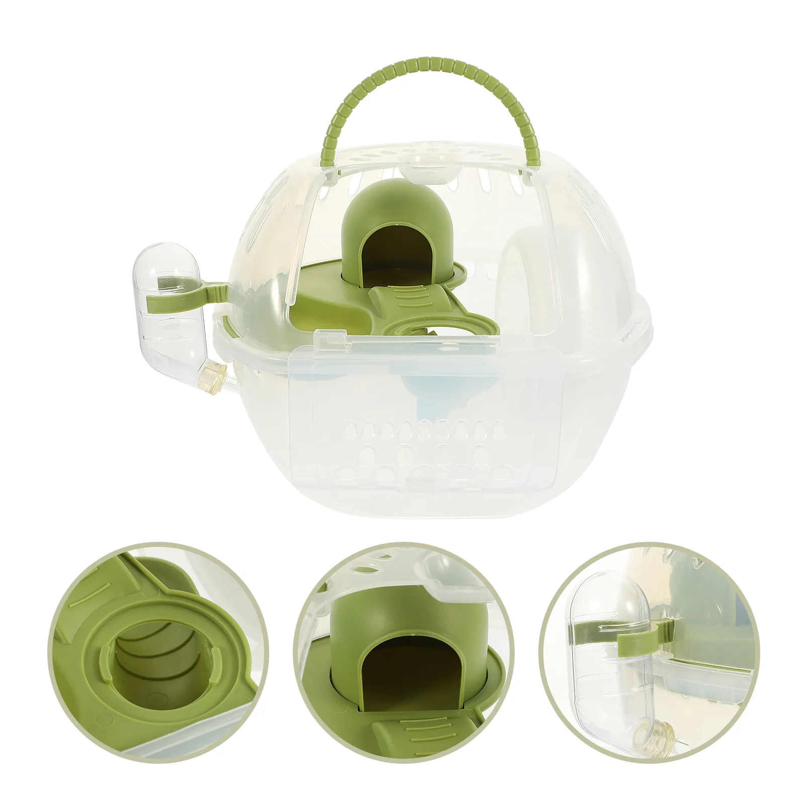 

Hamster Cage Carrier Travelbox Pet House Guinea Portable Pets Cases Rat Cages Habitat Carrying Outdoor Carriersanimal Case Carry