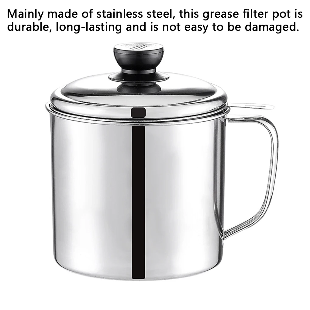 

Масляный фильтр из нержавеющей стали для домашнего ресторана, емкость для еды, контейнер-сепаратор, кувшин, кухонная посуда, маленький инструмент для готовки