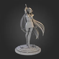 85mm 124 scale female elf holding a knife miniatures gk diorama statue resin figures unassembled and unpainted model kit toys