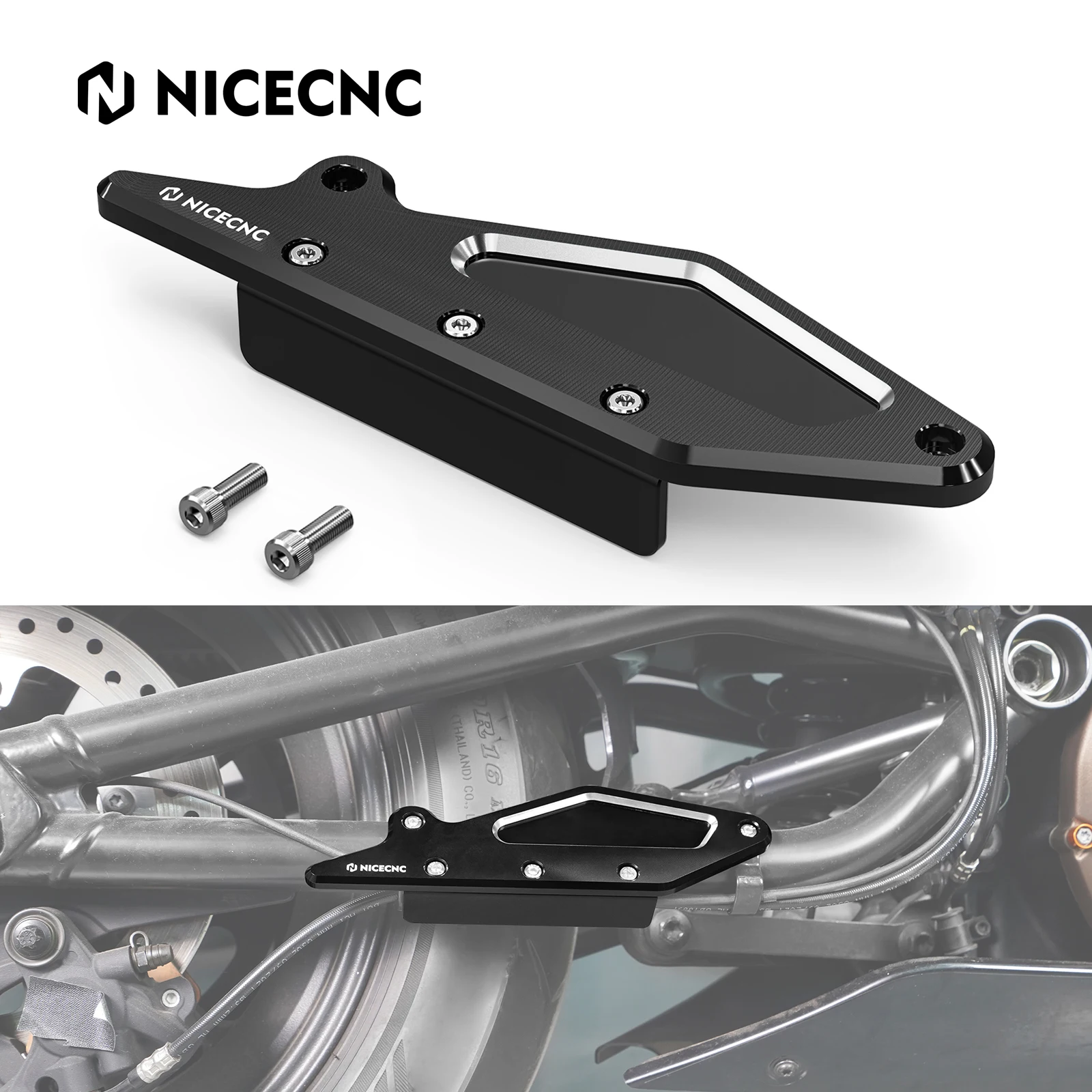 

Защита заднего тормозного шланга мотоцикла, защитный чехол из АБС-пластика для Harley RH1250 S Sportster S RH1250S 2021 2022 2023 2024