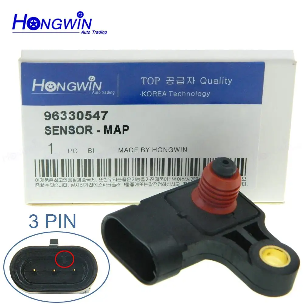 

96330547 Manifold Absolute Pressure MAP Sensor For Chevrolet Aveo 1.6L 2004-2008 Aveo5 2006-2008 25184080 4803550 96482570