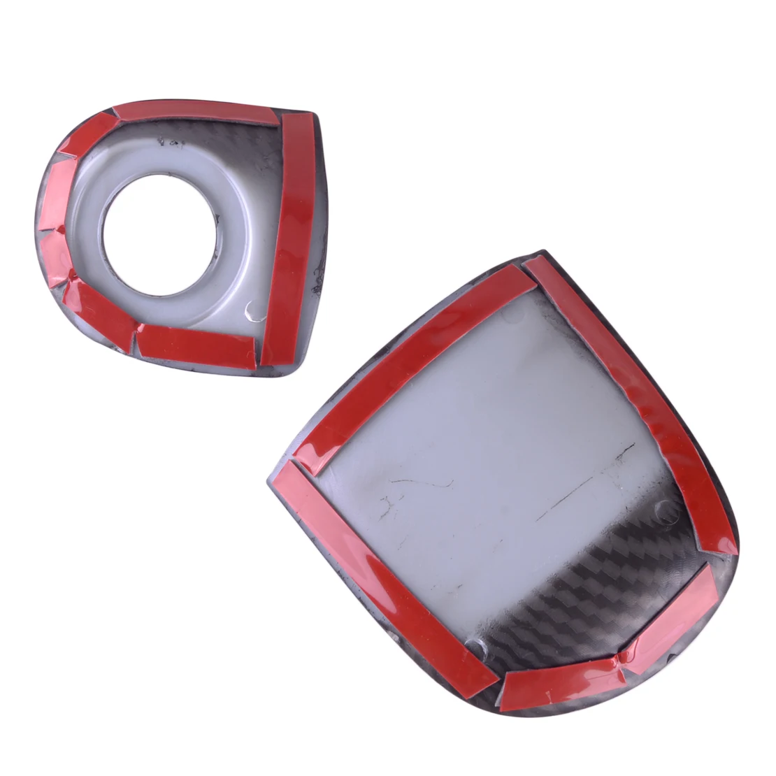 2 шт./комплект накладки на ключи двигателя Ford Mustang 2010 2011 2012 2013 2014 из углеродного