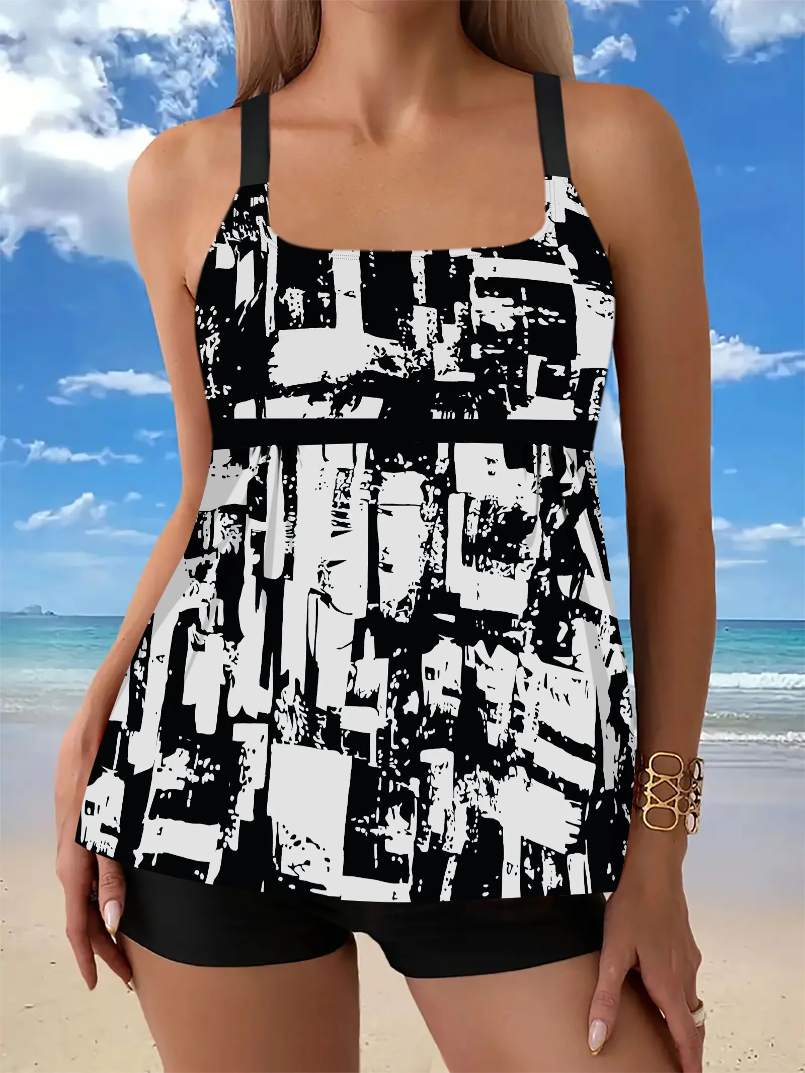 Танкини с цветочным принтом NameIsNotDefined