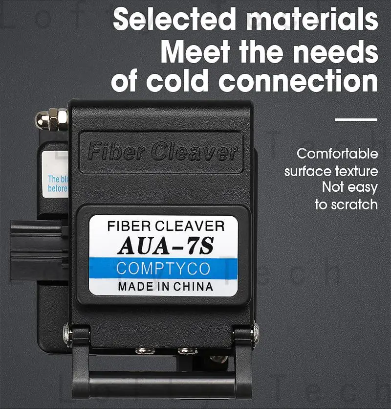 High precision fiber cleaver AUA-7S Cold Contact Dedicated Metal Fiber optic cutter optical fiber cutting knife