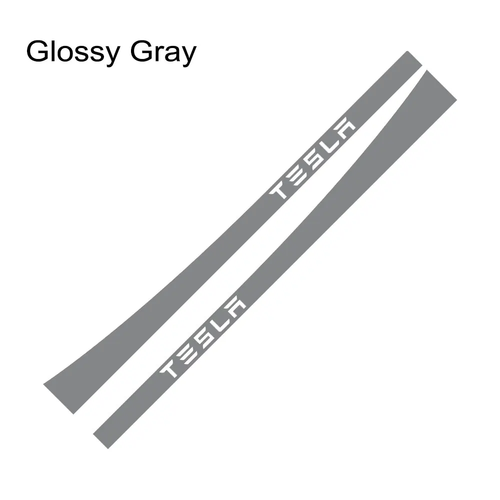 

2 шт. наклейки на автомобиль, отделка боковой юбки на дверь, спортивные наклейки для Tesla Model 3 S X P100D, автодекор кузова, виниловая пленка, аксессуары для самостоятельного изготовления