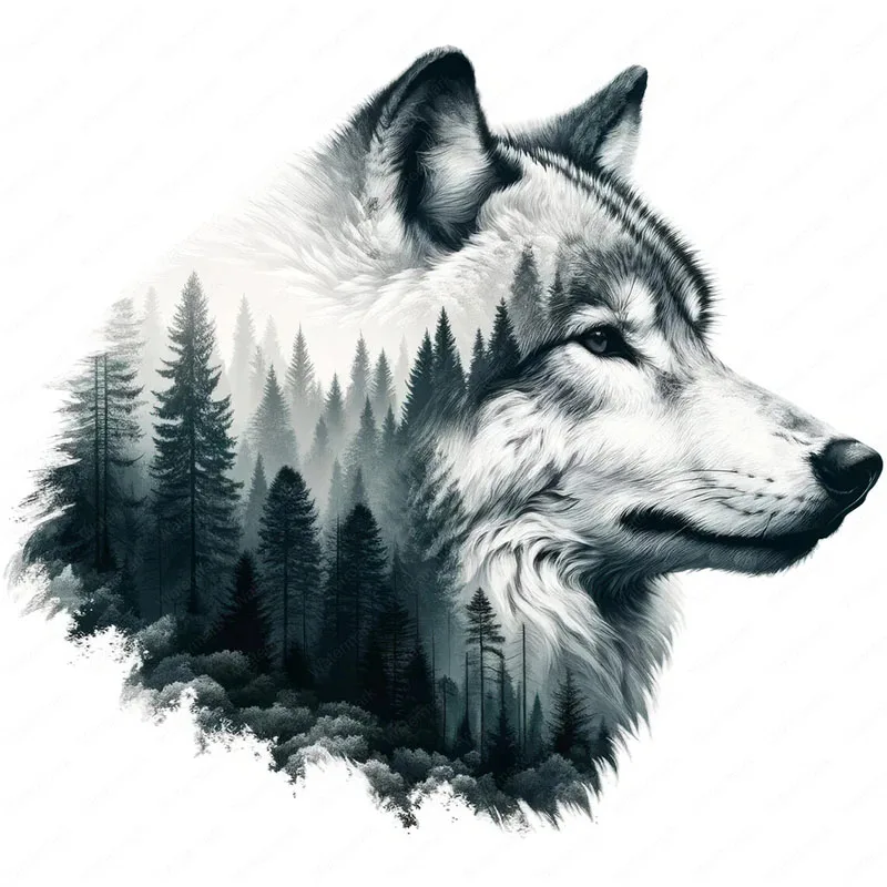 Натуральная самоклеящаяся наклейка на стену 