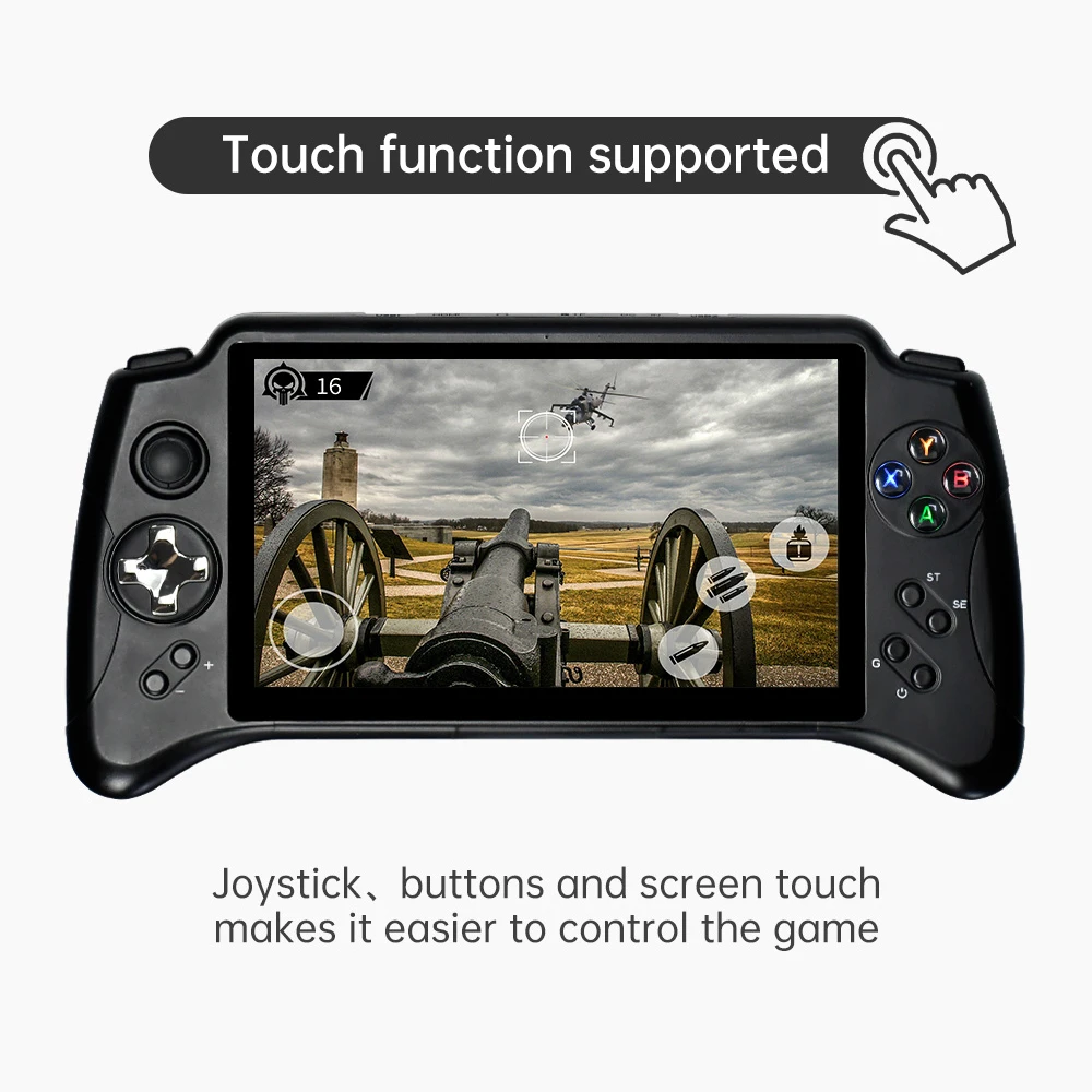 

New X17 Android 7.0 Handheld Game 7-inch Console IPS Touch Screen MTK 8163 Quad Core 2G RAM 32G ROM Retro Game Player POWKIDDY