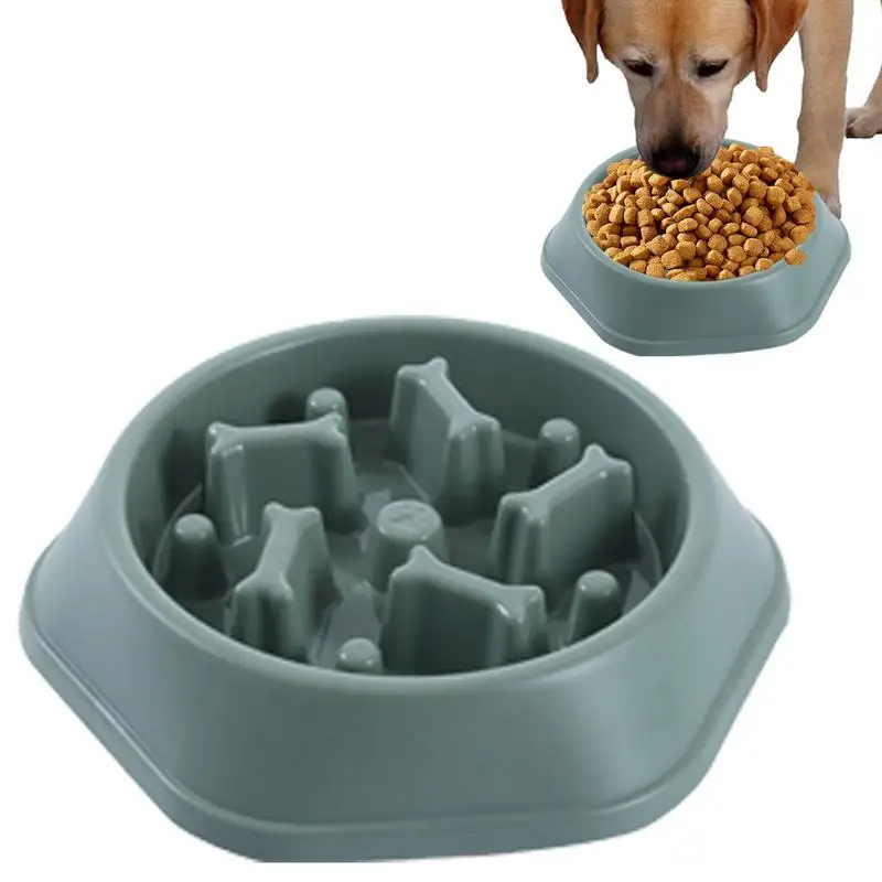 

Slow Feeder Dog Bowls Anti-Gulping Dog Puzzle Bowl For Slower Eating Slow Feeder Bowl Puppy Dog Puzzle Slow Feeder Eater Bowl