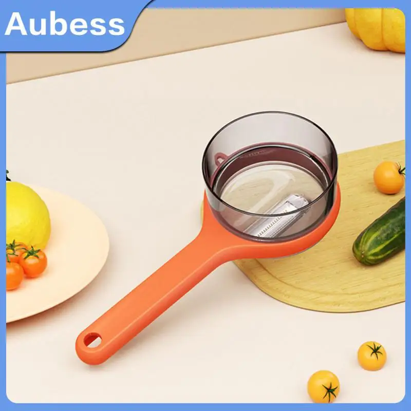 

1pcs Storage Peeler Cutting Fruits Vegetables Hung Design Peeling Knife Peeling Fast With Bucket Kitchen Tools 20ch36.8cm Pp
