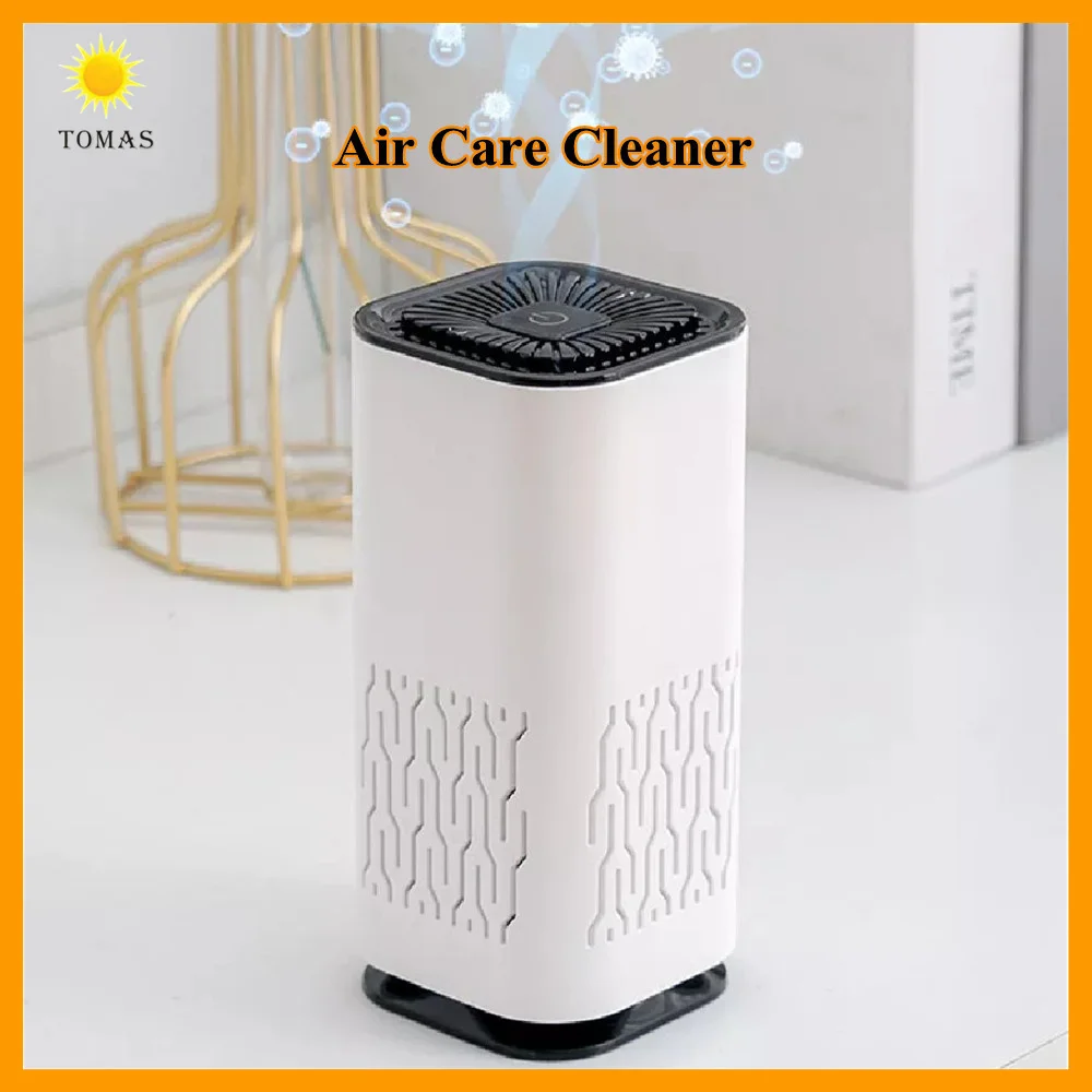 

TOMAS Air Purifier With Filter 1 True HEPA Air Care Cleaner Negative Ion Generator Quiet Enough For Bedroom Home Office Gift