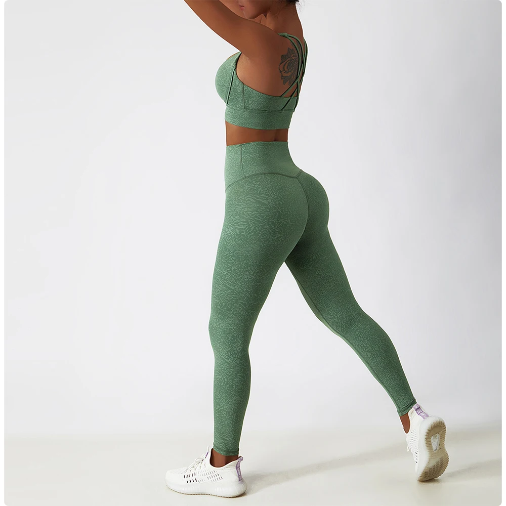 

2PCS Seamless Yoga Suit Women Tracksuit Sports Bra High Waist Leggings Shorts Outfit Gym Set Fitness Workout Clothes Sportswear