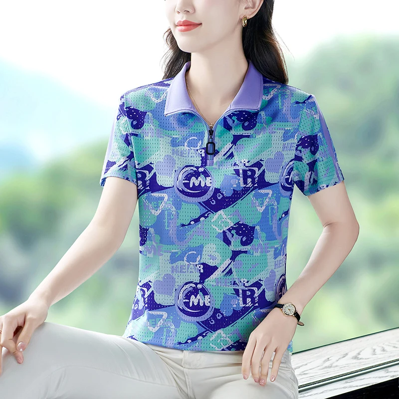 Летняя женская камуфляжная рубашка-поло футболка роскошные женские футболки