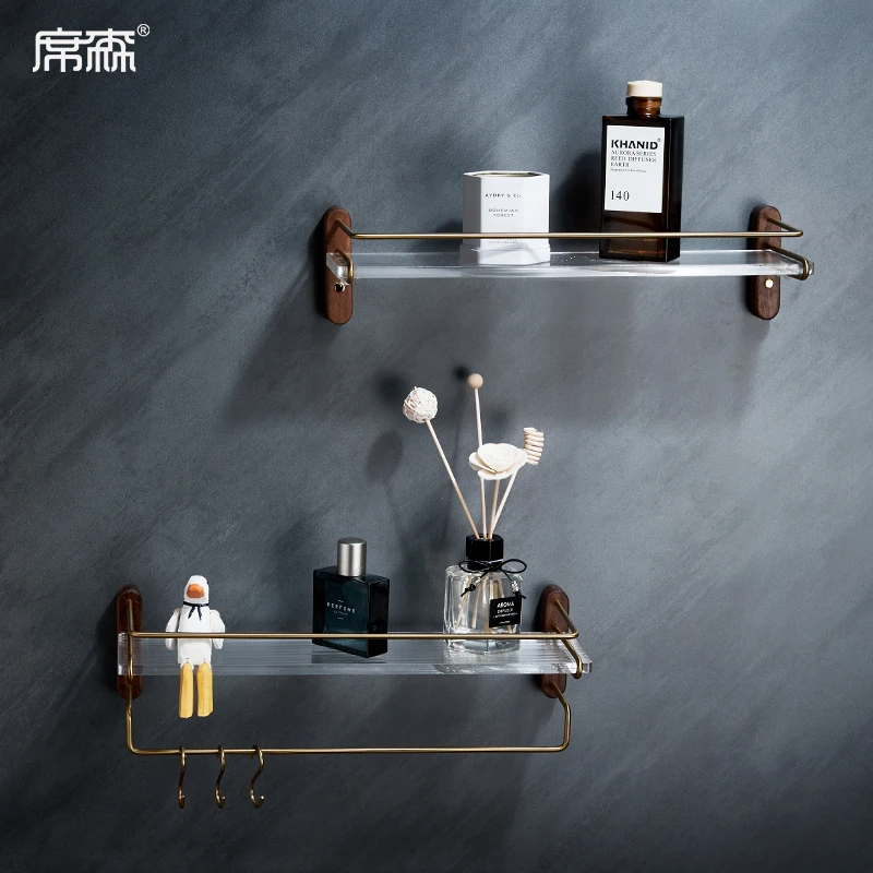 

Настенный акриловый стеллаж для унитаза, без перфорации