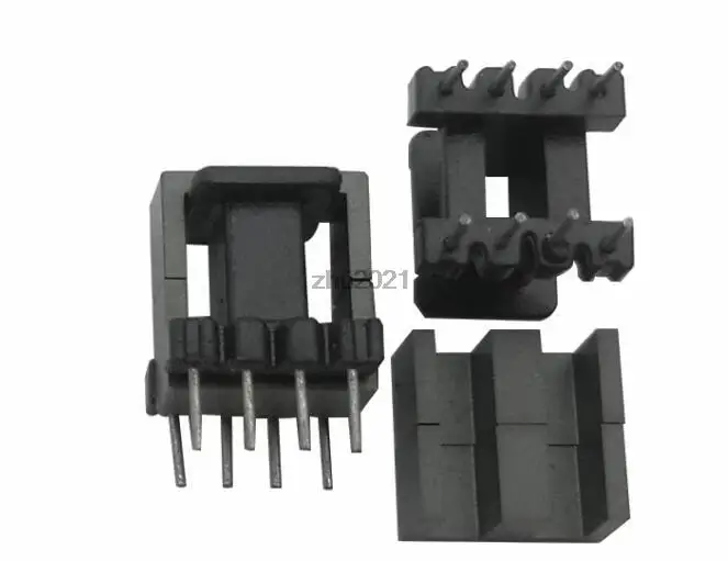 EE10 8pin MnZn PC40 Balun Bead EE10 с 4 + 4-штырьковой катушкой, мощность ферритовый сердечник индуктора RF дроссельная ферритовая бусина, 20 комплектов