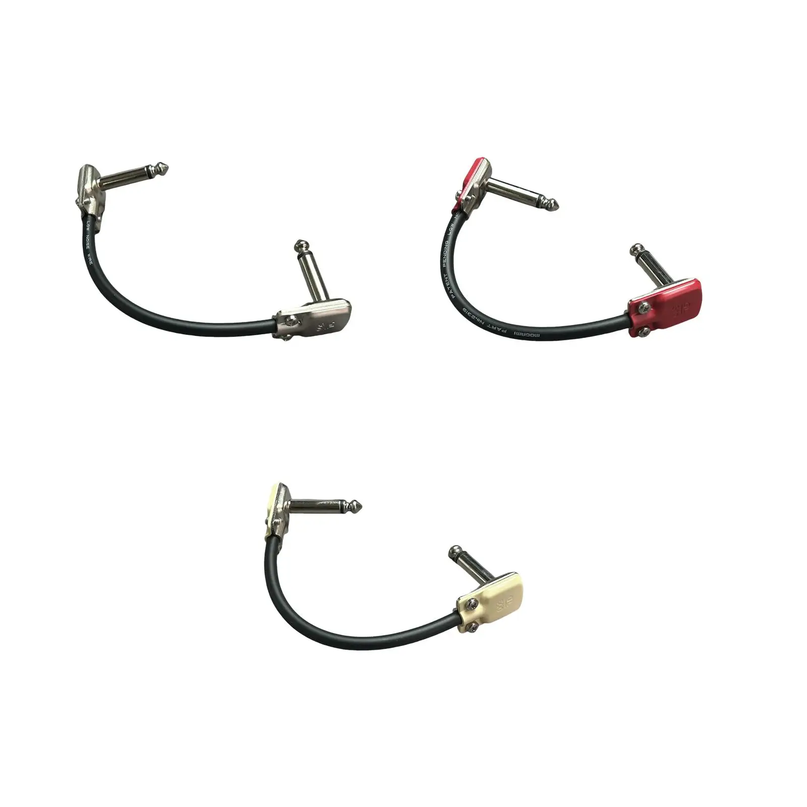 

15cm Guitar Patch Cable/4" Plug Flexible Patch Cords for Guitar Pedals