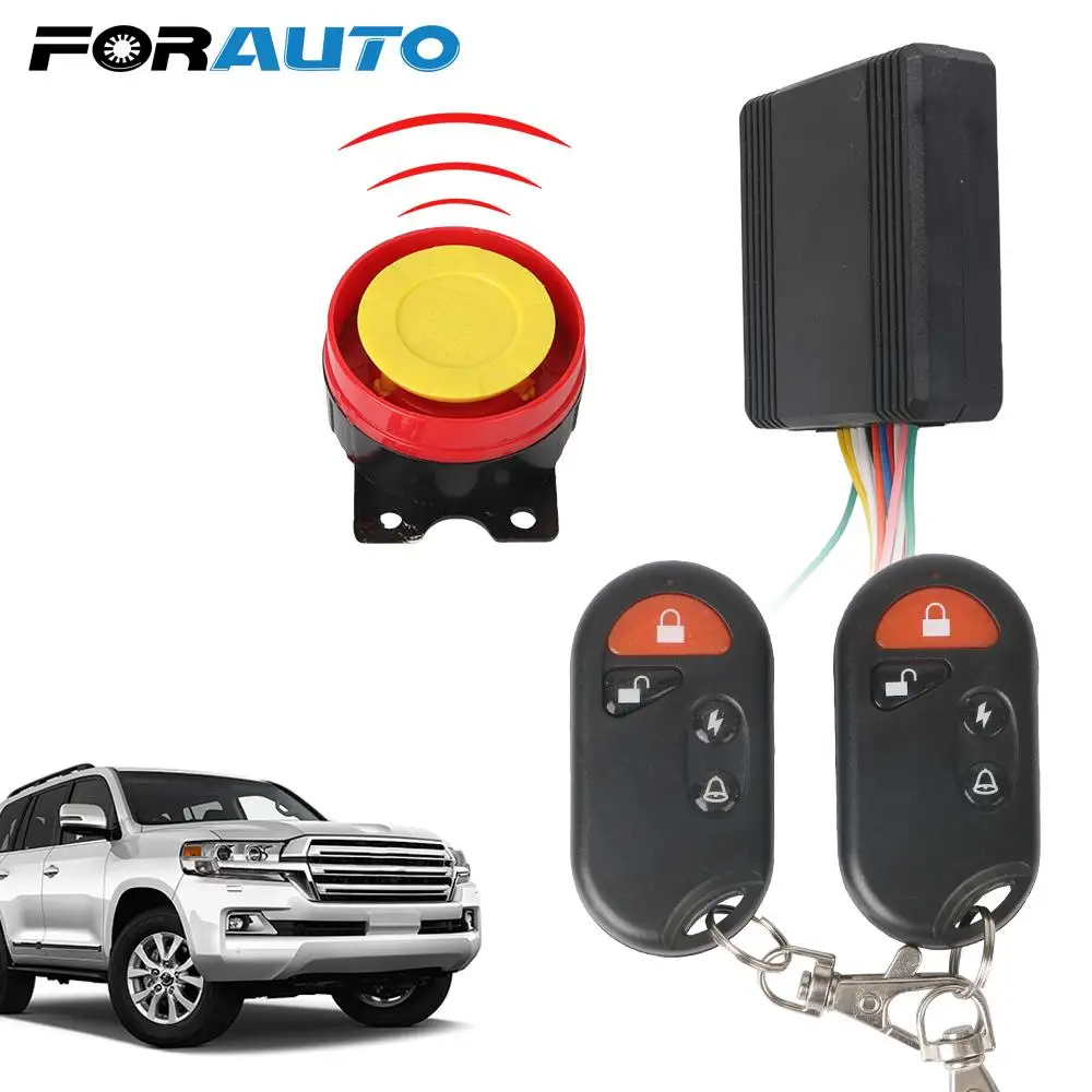 

Speaker Remote Control Key Shell Engine Start 1Set 125db Anti-theft Scooter 12V Motorcycle Bike Security Alarm System
