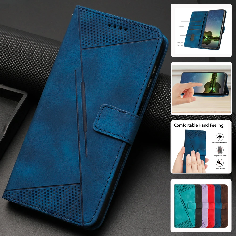 

Роскошный флип-чехол для Tecno Camon 20 Pro Premier 2023 с магнитной текстурой и карманом для карт