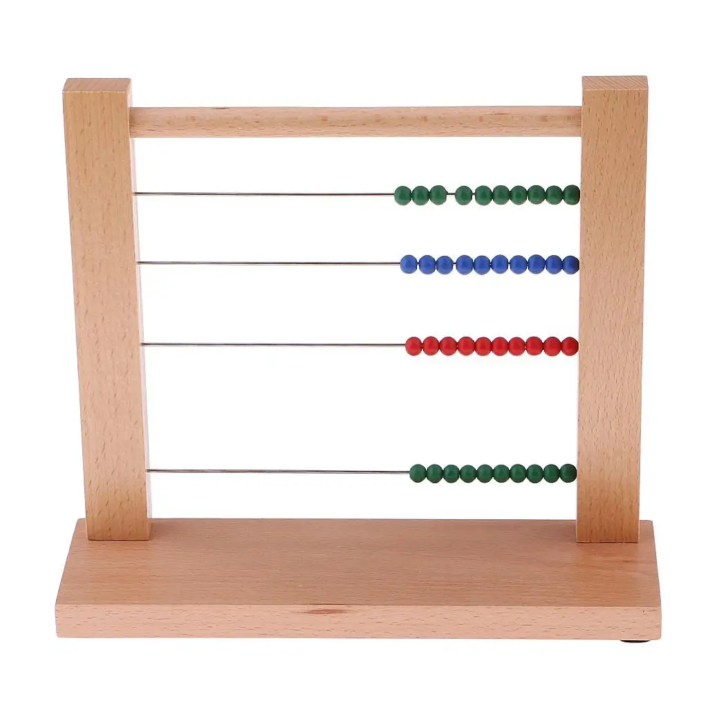 

Montessori 1 Caculate Beads for Kids Math Early Learning Counting