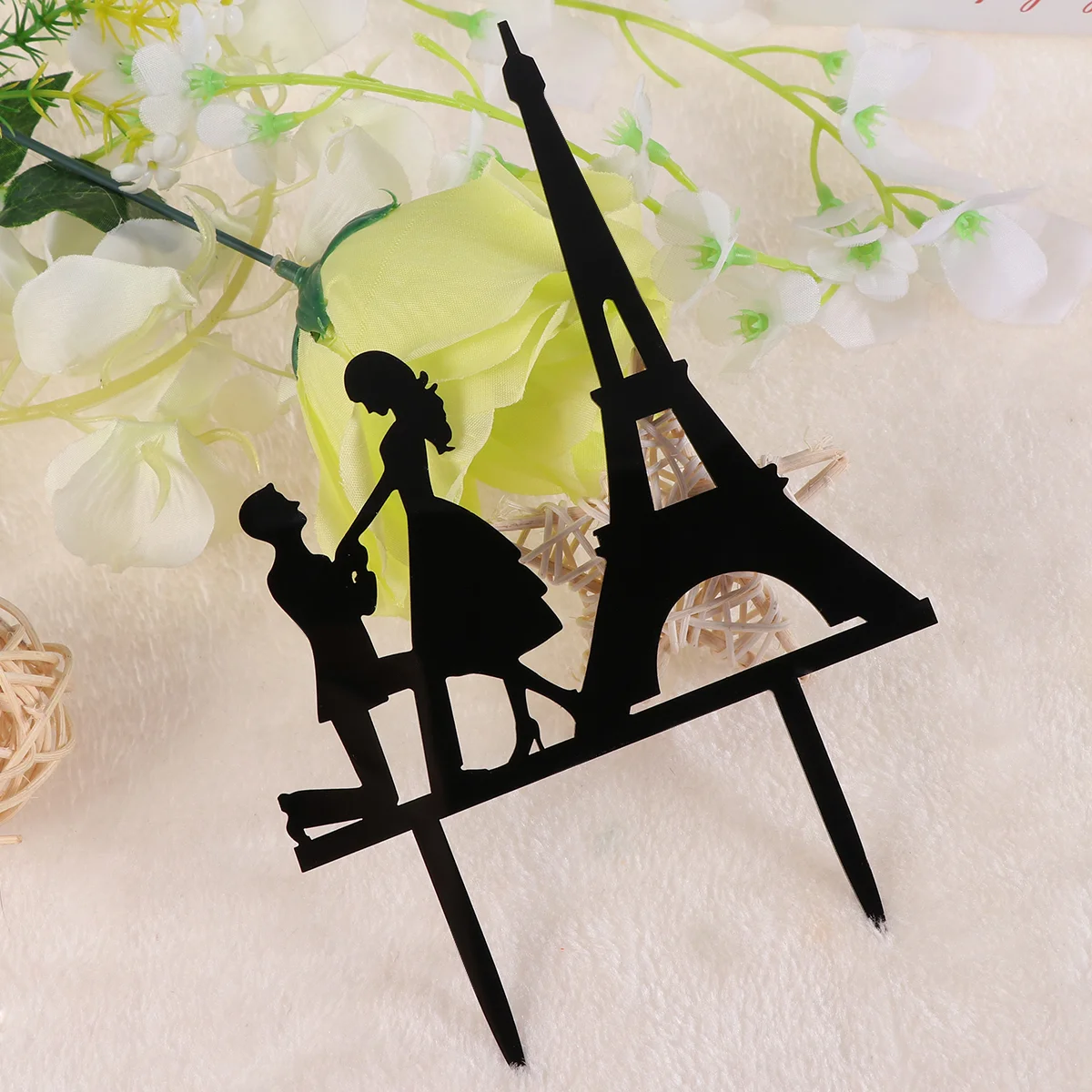 

1 pc Wedding Cupcake Topper Personalized Cake Pick Dessert Fruit Pick Wedding Cake Toothpick Wedding Cake Decor