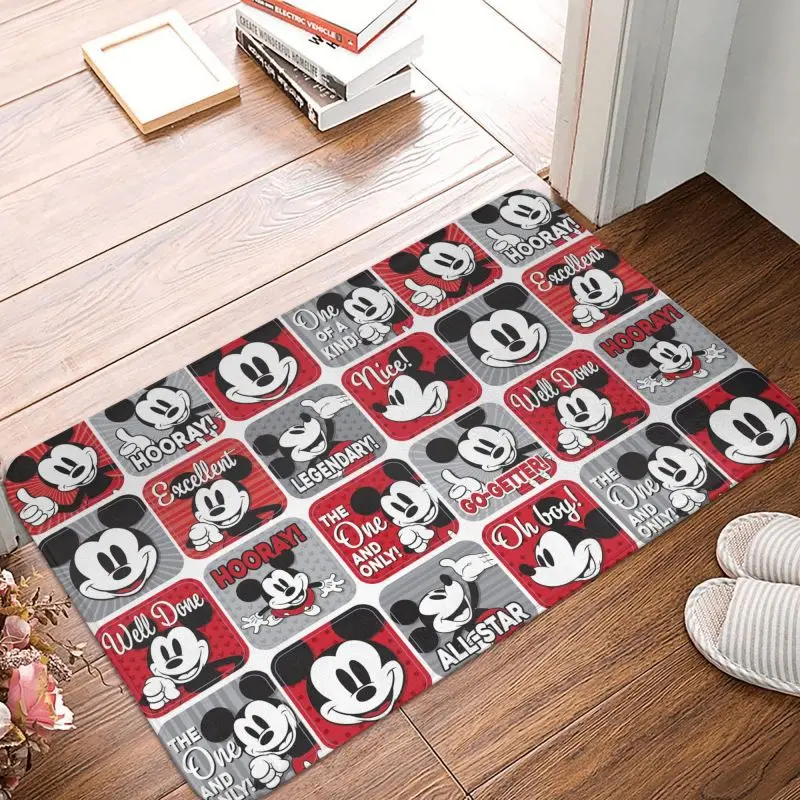 Коврик для двери с Микки Маусом на заказ противоскользящий коврик входной ванны