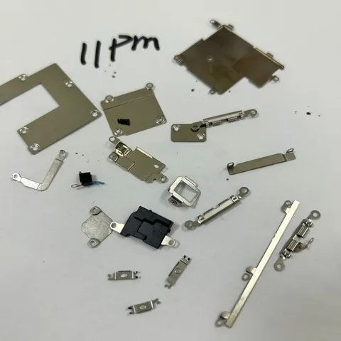 Полностью металлический набор внутренних деталей, аксессуары для iPhone 11 12 Pro Max X XS XR 13, держатель, защитная пластина
