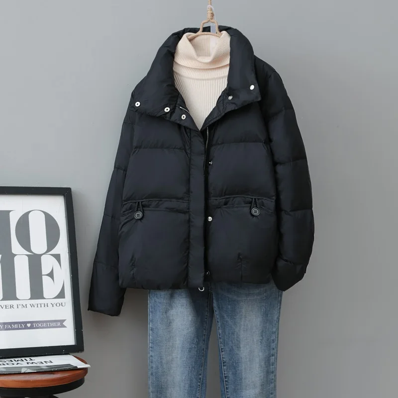 New Women Down Jacket Casual Style Autumn Winter Coats And Parkas Female Outwear