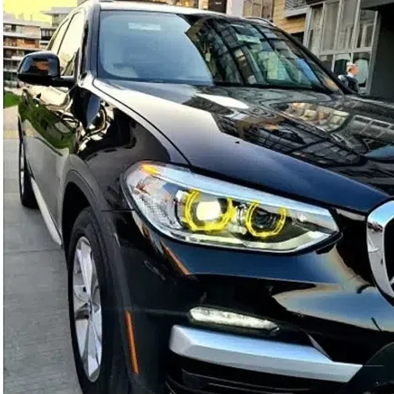 Желтые платы Angel Eye DRL для BMW X3 G01 X4 G02 F97 F98 2019 2020 2021, модуль неадаптивных светодиодных фар дневного света (art.: 3920cfbbbd9db) - 3920cfbbbd9db
