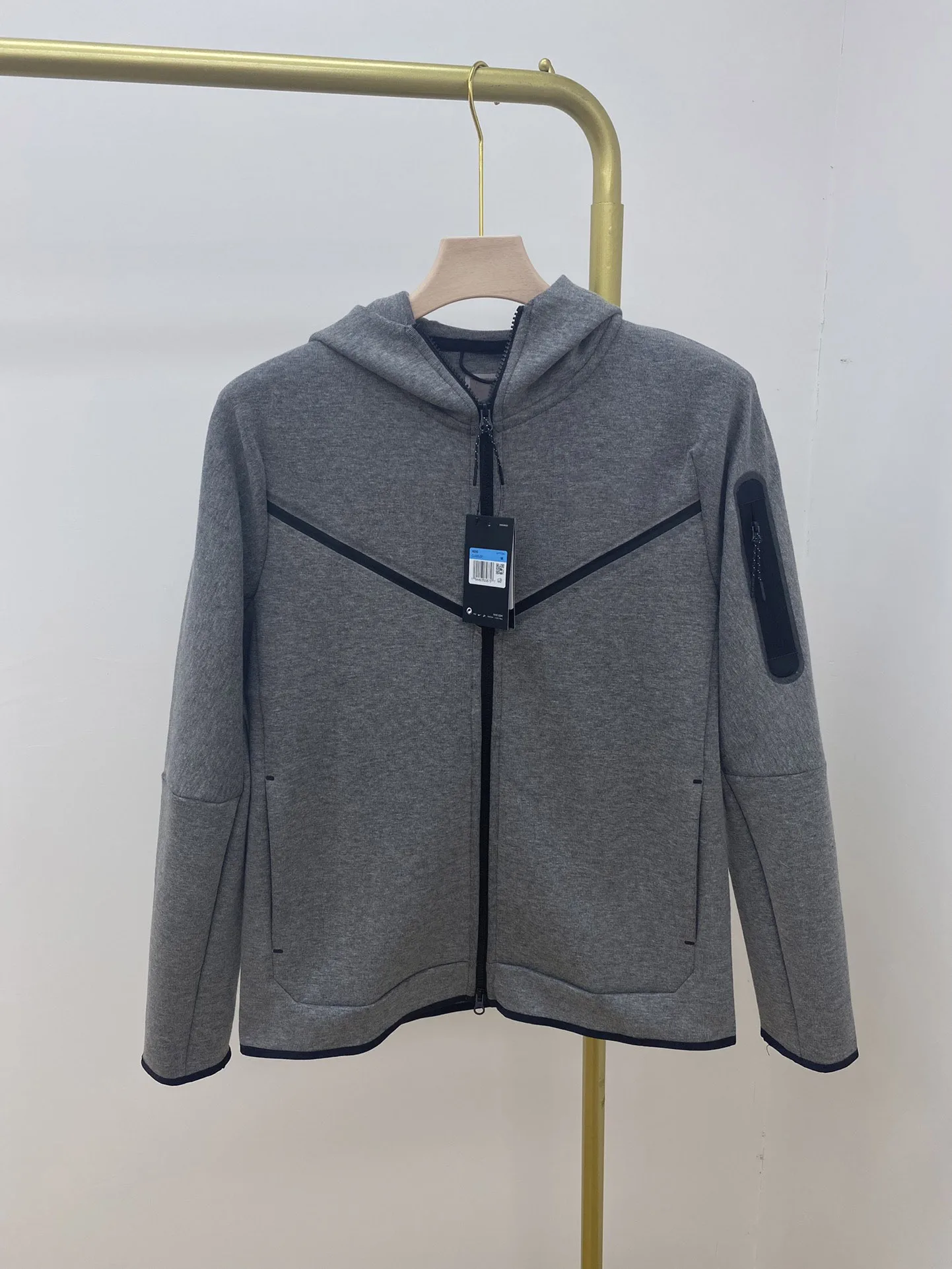 Мужская хлопковая куртка с капюшоном Повседневная Толстовка для пар весна-осень