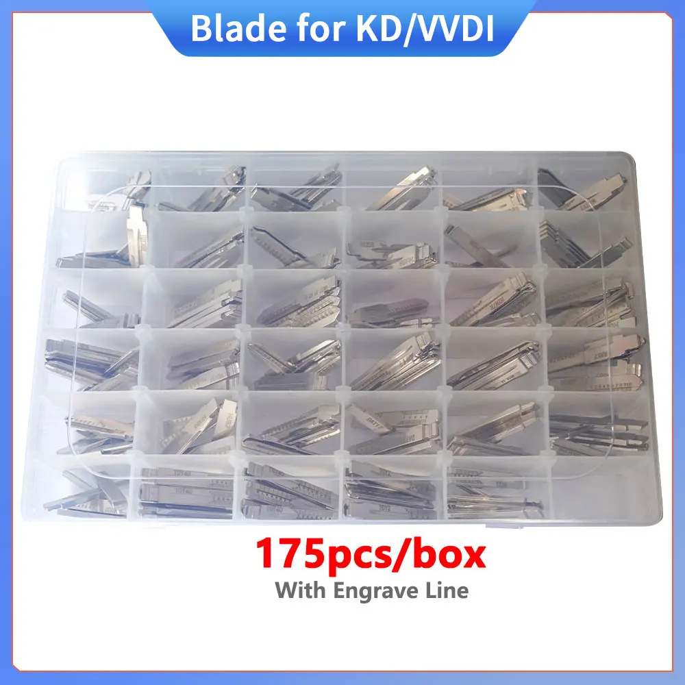 

XNRKEY 175 шт./компл. Выгравированные линейные весы режущие зубы режущие зубья для JMD VDI Xhorse KEYDIY KD дистанционный ключ