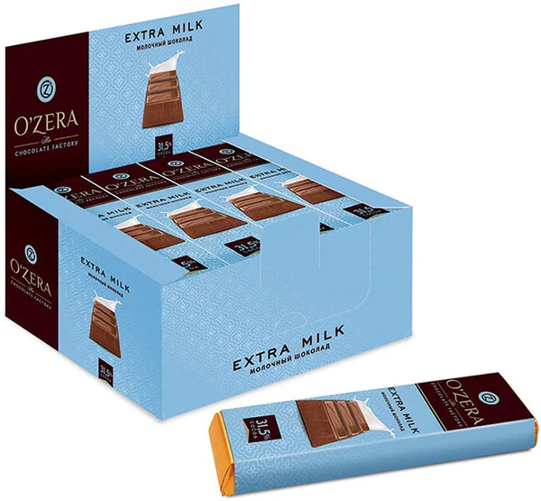 OZera шоколадный батончик Extra milk 42 г | Продукты
