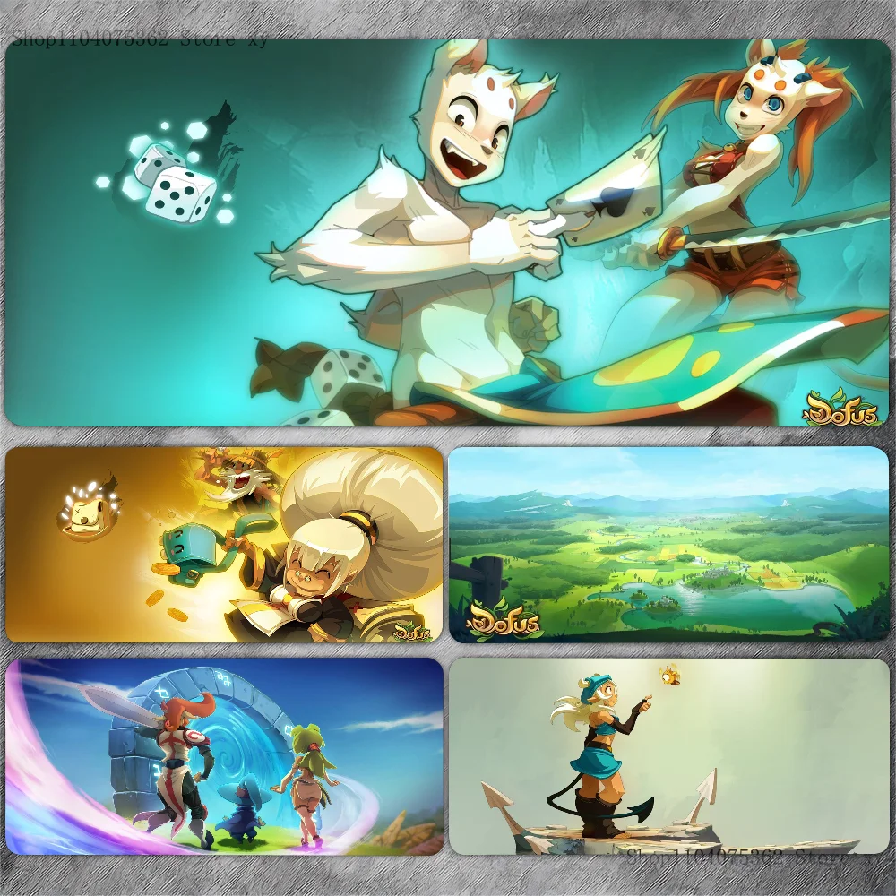 D-Dofus Game Non-slip Mouse Pad Suitable For Office Computers Laptops E-sports Desk Mats XXL Keyboard