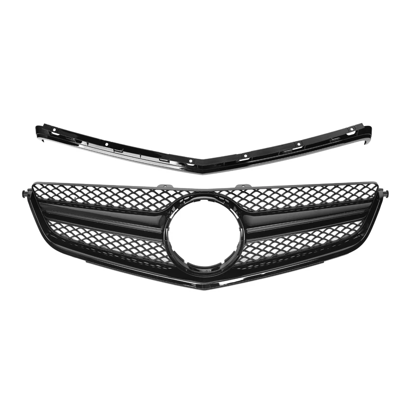 W204 C63 стиль решетка гонки спортивный глянцевый черный гриль C- Class 2012 2023 2014 AMG для