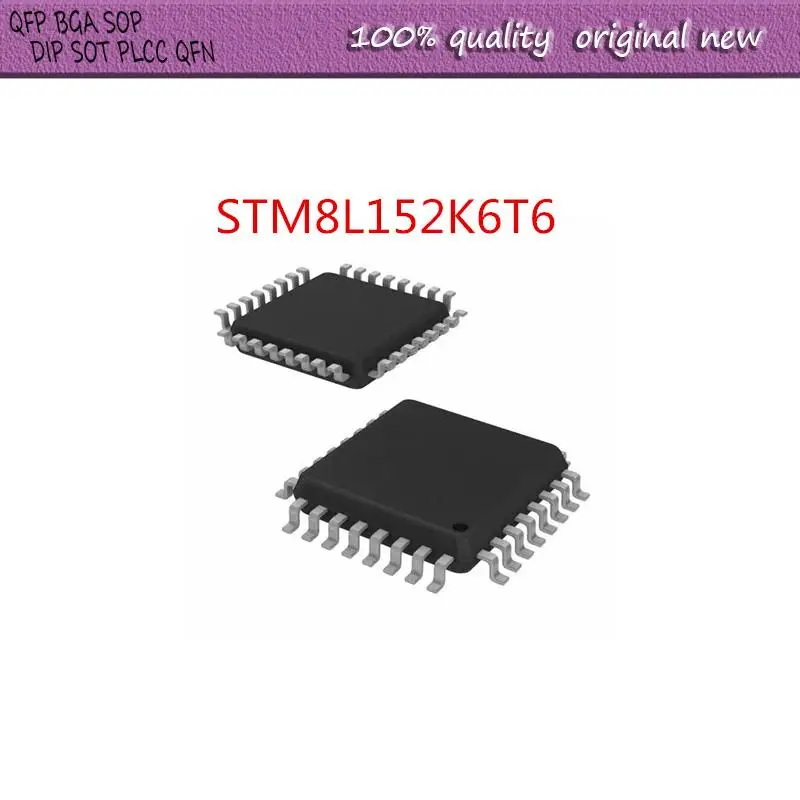 

2 шт./партия, STM8L152K6T6 STM8L152 STM8L152K STM8L152K6