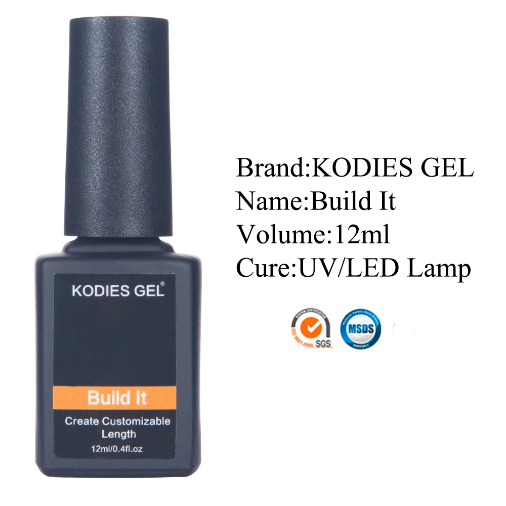 Гель KODIES для наращивания ногтей прозрачный гель кисть Маскировочная натуральные