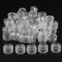 50pcs cream jar cosmetic container travel potty jar plastic jar lotion cream jars sample empty container