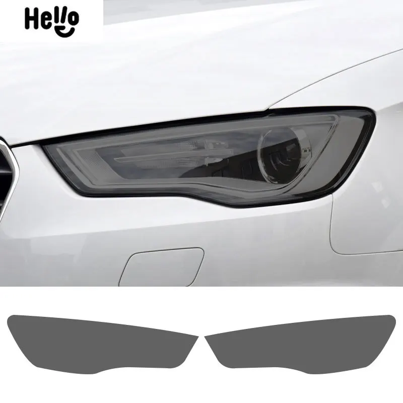 

Для Audi A3 8V S3 RS3 8Y 2021 2022 S Line Sportback 2014-On Защитная пленка для автомобильных фар прозрачная Дымчатая черная наклейка из ТПУ