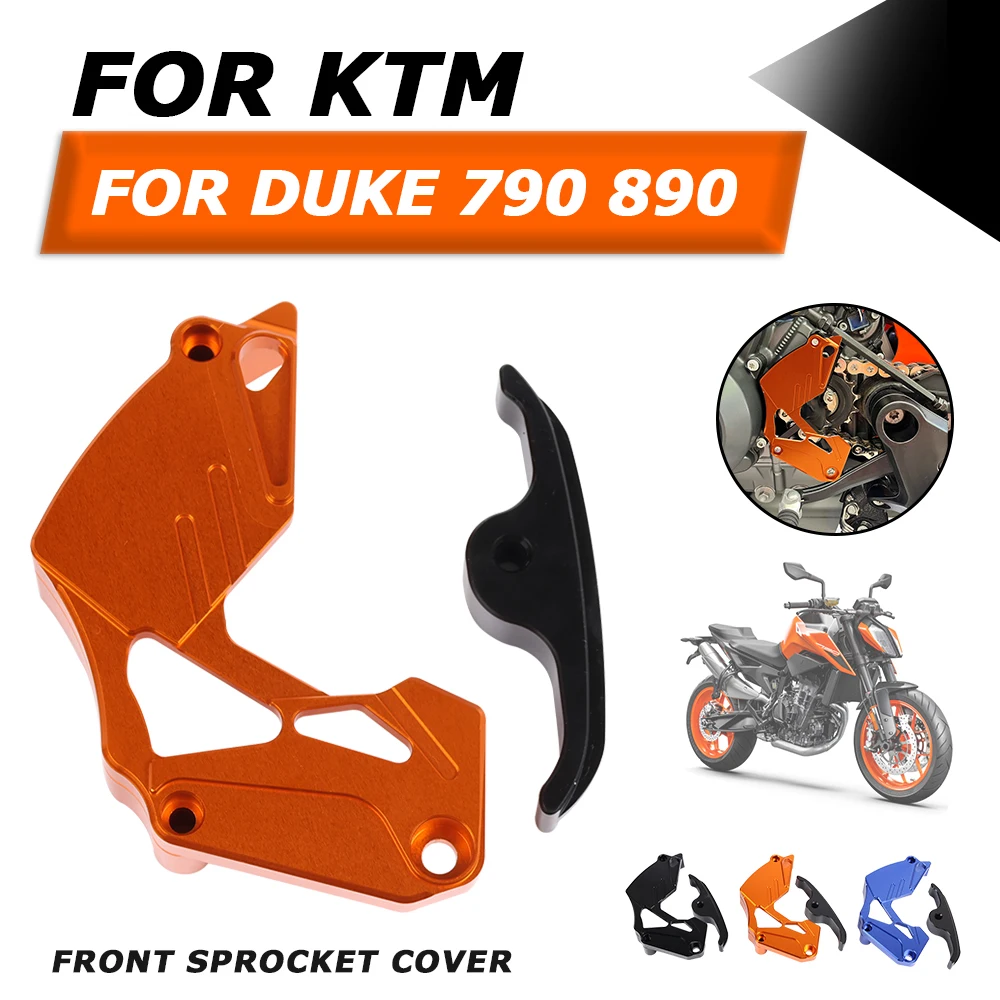 

For KTM DUKE 790 DUKE790 DUKE 890 DUKE890 2023 Motorcycle Accessories Front Sprocket Cover Chain Protector Guard Cap Case Saver