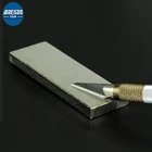 Алмазный точильный камень AMAOE M40 для обрезки пинцета, заточные лезвия, двухсторонний Пинцет для подделки