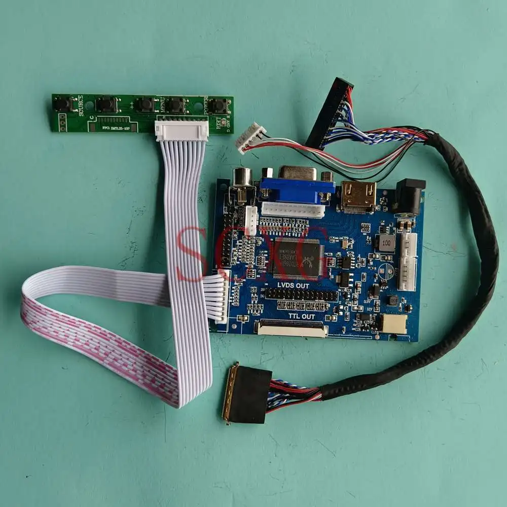 

For B156XTN03.2 Notebook LVDS 40 Pins 15.6" 1366*768 2AV+VGA+HDMI-Compatible DIY Kit LCD Screen Controller Driver Board