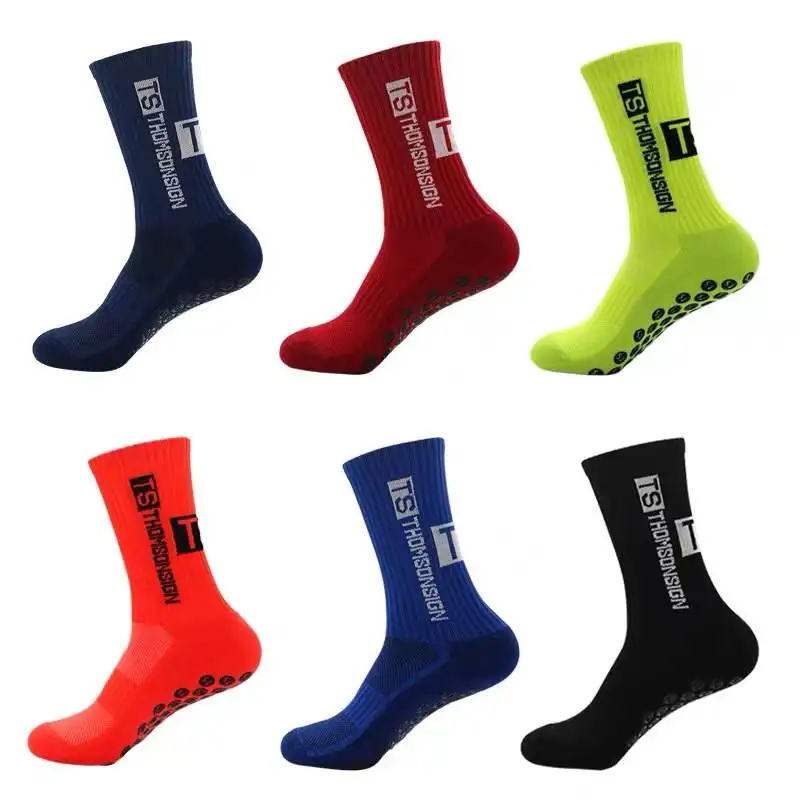20 pairs THOMSONSIGN New Soccer Socks Anti-slip Plantar Rubber Block Men Outdoor Sport Football Socks
