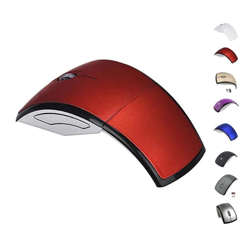 

Mini 2.4G Wireless Folding Mouse for PC Laptop Computer Ergonomic Gaming Mause Ultra-Thin Portable USB 2.0 Mice Desktop Mouse